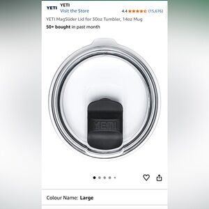 YETI LARGE LID-NWT